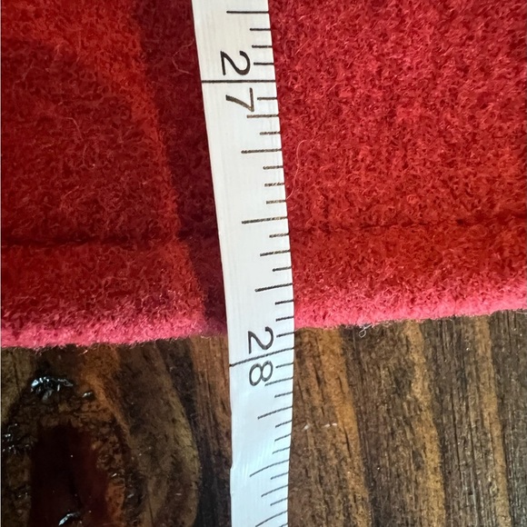 Vintage Laura Ashley women’s Red Toggle Coat, size large, EUC, winter, wool - Picture 10 of 10